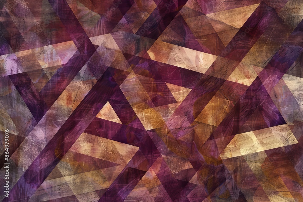Translucent Geometric Overlaps Translucent Geometric Overlaps