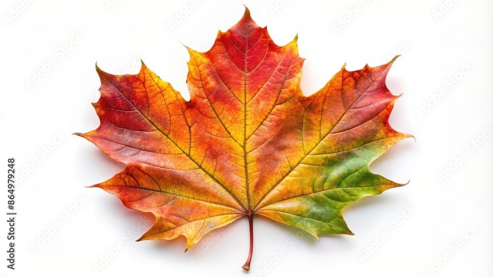 Colorful autumn maple leaf cut out, autumn, maple leaf, colorful, vibrant, red, orange, yellow, fall, foliage, seasonal Colorful autumn maple leaf cut out, autumn, maple leaf, colorful, vibrant, red, orange, yellow, fall, foliage, seasonal