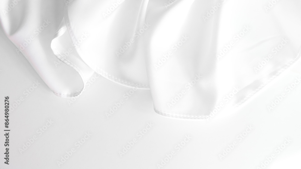 white silk fabric background curly lines white silk fabric background curly lines