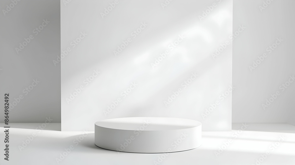 realistic 3d cylinder stand pedestal podium background,Empty space to showcase your innovation product,generative ai realistic 3d cylinder stand pedestal podium background,Empty space to showcase your innovation product,generative ai