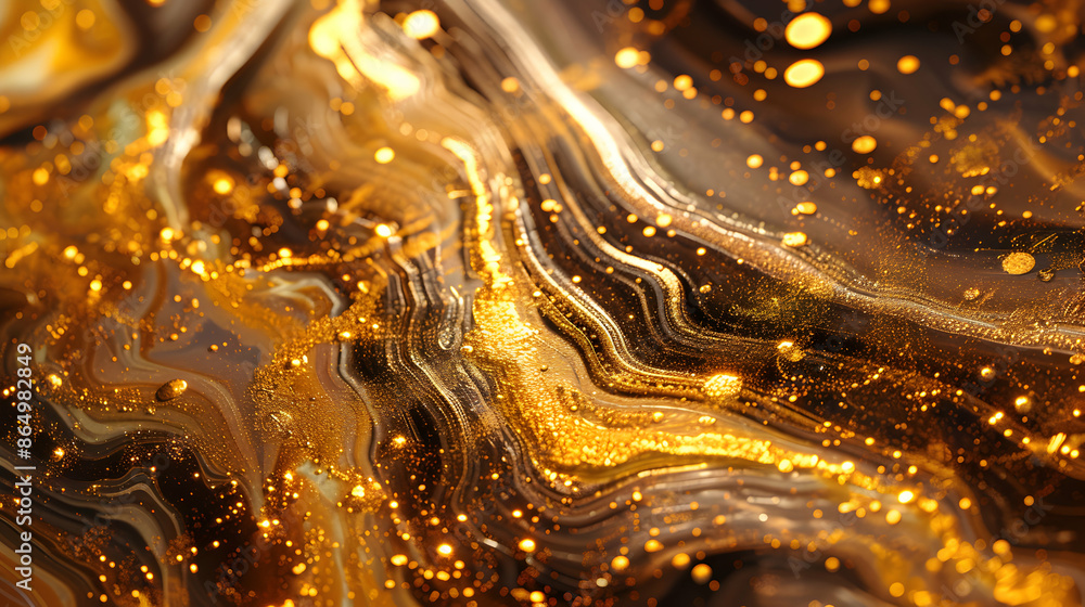 abstract fluid luxurious swirls black and gold marble texture background,generative ai abstract fluid luxurious swirls black and gold marble texture background,generative ai