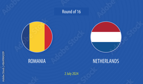 Romania vs Netherlands soccer scoreboard Europe tournament