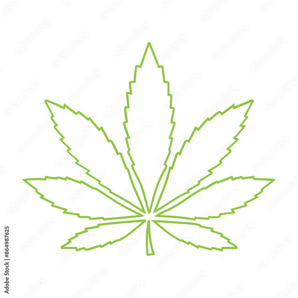 Marijuana cannabis icon Marijuana cannabis icon