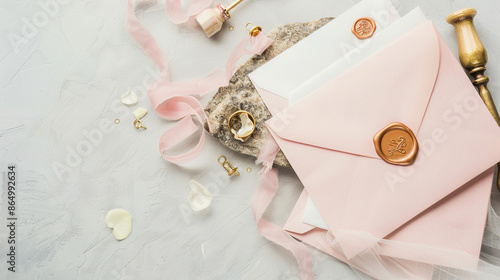 Beautiful flat lay of stati...