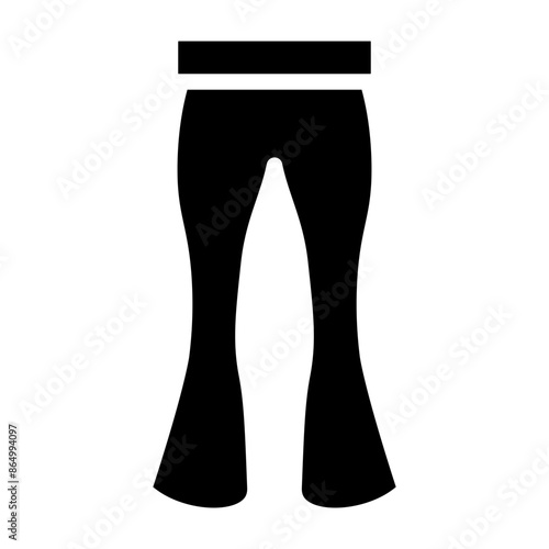 Pajama Vector Glyph Icon Design