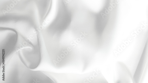 white silk fabric background curly lines photo