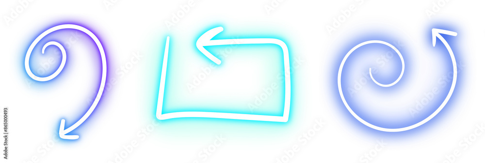 Gradient arrow vectors set Gradient arrow vectors set