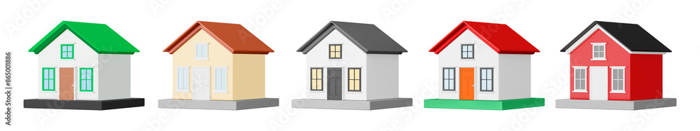 3d of house set 3d of house set