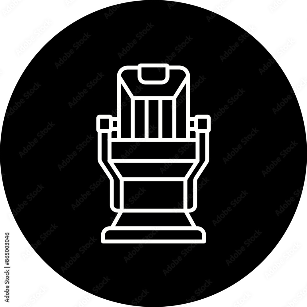 Obraz premium Barber chair Icon
