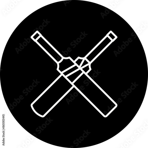 Cricket bat Icon