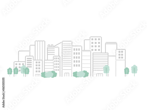 街並みのイラスト