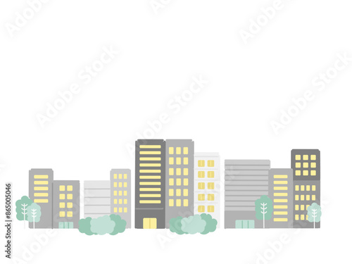 街並みのイラスト