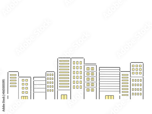 街並みのイラスト