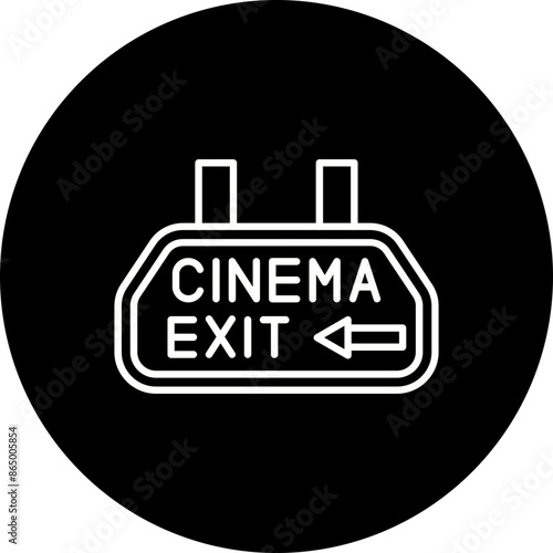 Cinema exit Icon