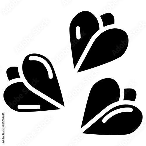 Buckwheat Vector Glyph Icon Design