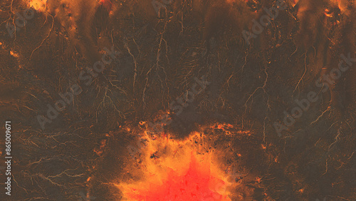 Volcanic lava landscape texture