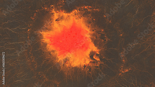 Volcanic lava landscape texture