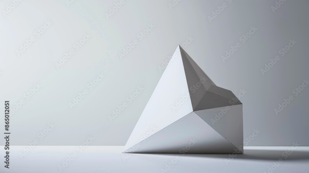 Geometric Form on White Surface Geometric Form on White Surface