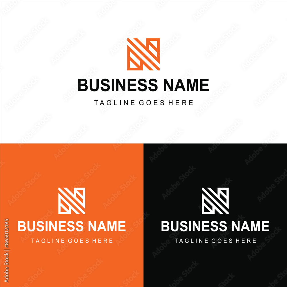letter N logo design, Minimalist N initial based vector icon letter N logo design, Minimalist N initial based vector icon
