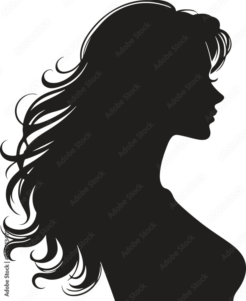 silhouette of a woman silhouette of a woman