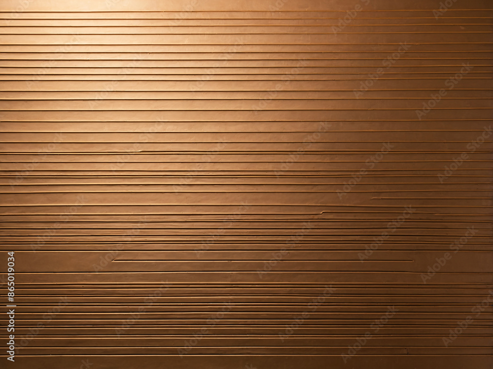 Naklejka premium The image presents a detailed view of a brown texture featuring grooves and lines, suitable for backgrounds, wallpapers.