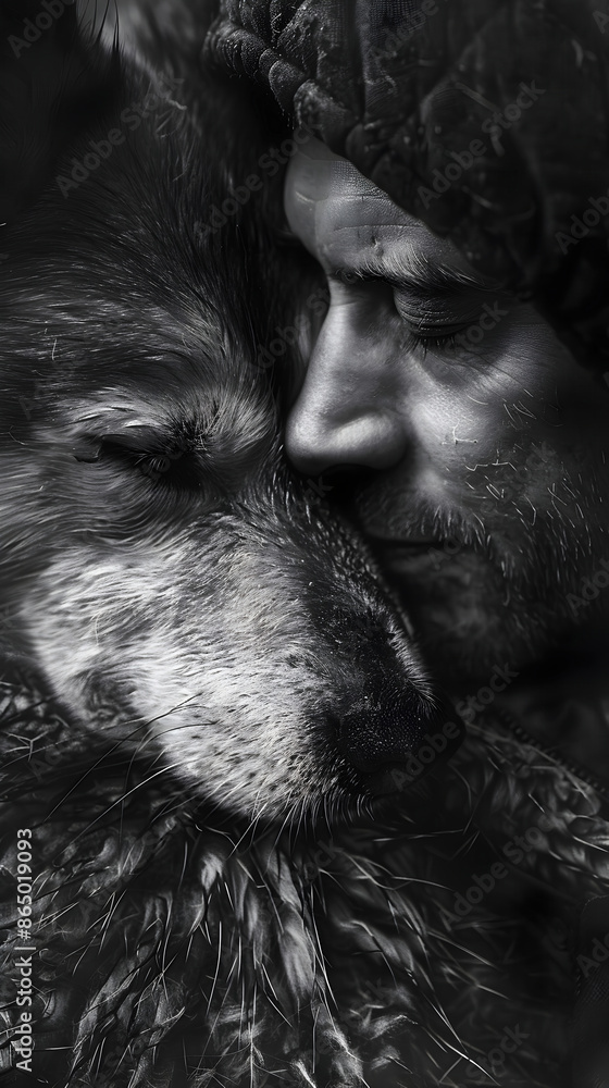 Resilient Companions:A Gritty Sketch of a Stray Dog and its Kindhearted Owner Resilient Companions:A Gritty Sketch of a Stray Dog and its Kindhearted Owner