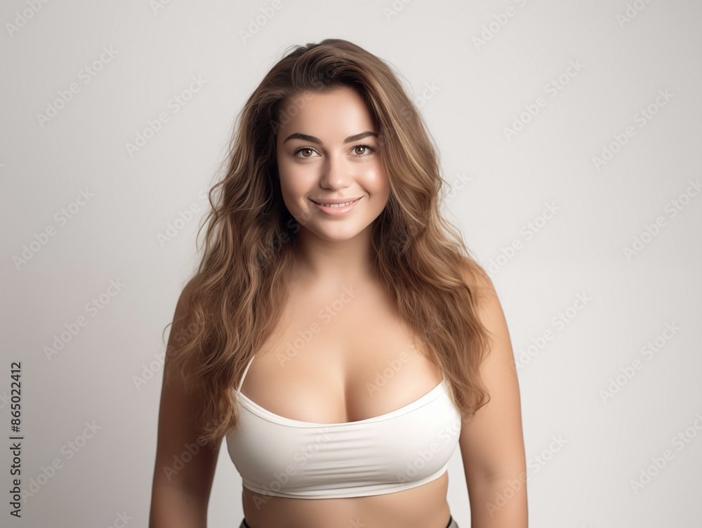 Confident and Natural Woman in White Top
Confident and Natural Woman in White Top