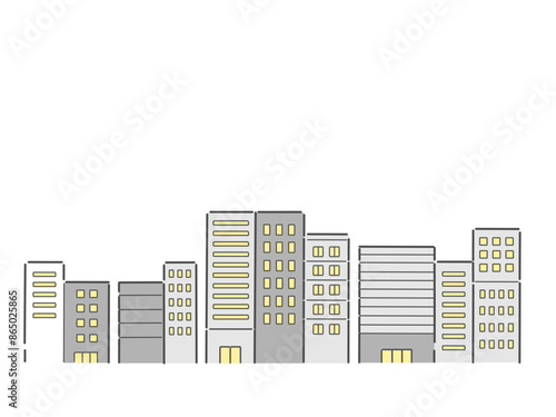 街並みのイラスト
