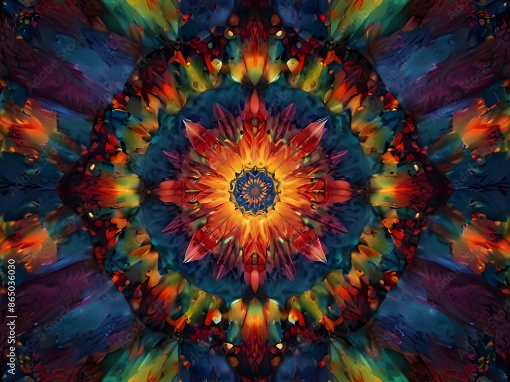 a kaleidoscope that spins a kaleidoscope that spins