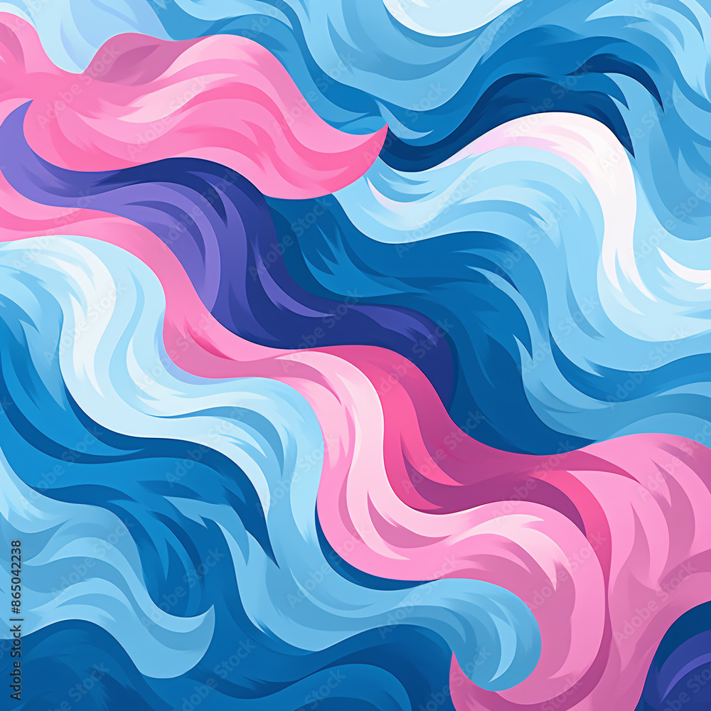 Colorful Abstract Swirls with Rainbow Gradients Colorful Abstract Swirls with Rainbow Gradients