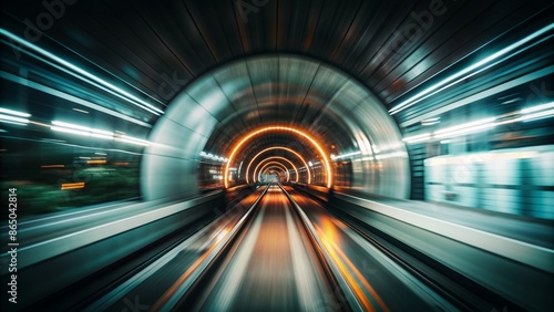 A blue background that looks like a time tunnel." © Bounpaseuth