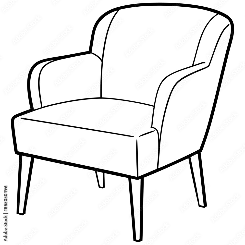 chair outline coloring book page line art illustration digital drawing chair outline coloring book page line art illustration digital drawing