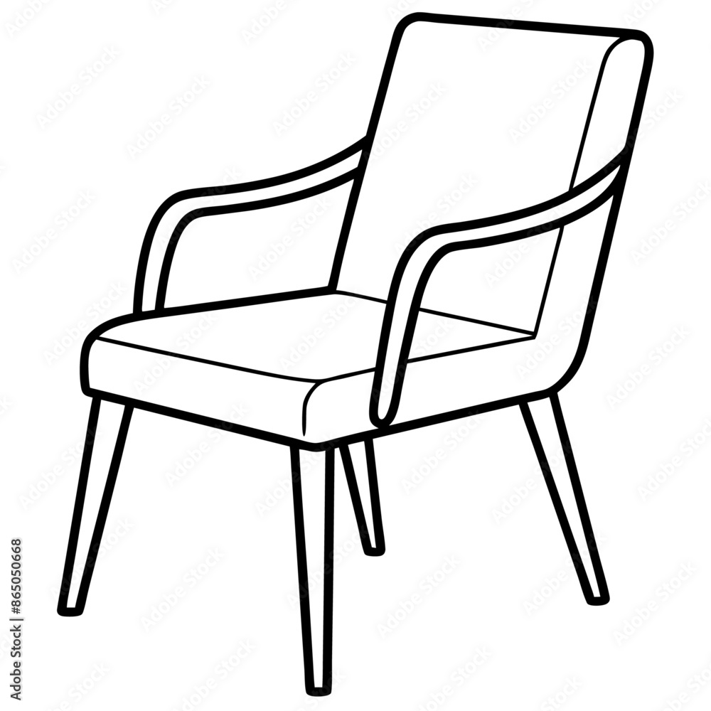 chair outline coloring book page line art illustration digital drawing chair outline coloring book page line art illustration digital drawing