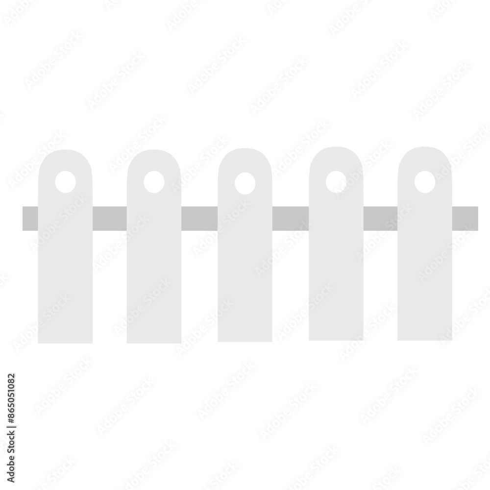 a fence with white pickets on it a fence with white pickets on it