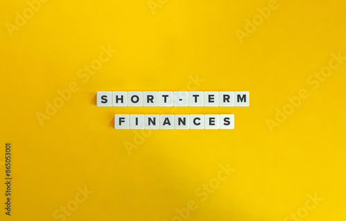 Fotografie Short-term Finances Banner