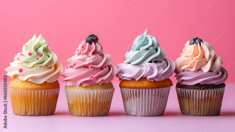 Colorful cupcakes on a pastel background,Tasty cupcakes. Delicious colored cupcakes,rainbow birthday cupcakes on blue background,Different collection of Cupcakes
Colorful cupcakes on a pastel background,Tasty cupcakes. Delicious colored cupcakes,rainbow birthday cupcakes on blue background,Different collection of Cupcakes