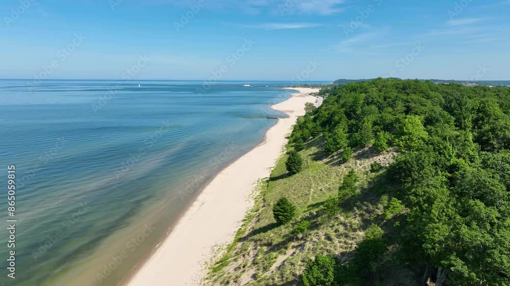 Tracking northward along the Coast of Lake Michigan. Tracking northward along the Coast of Lake Michigan.
