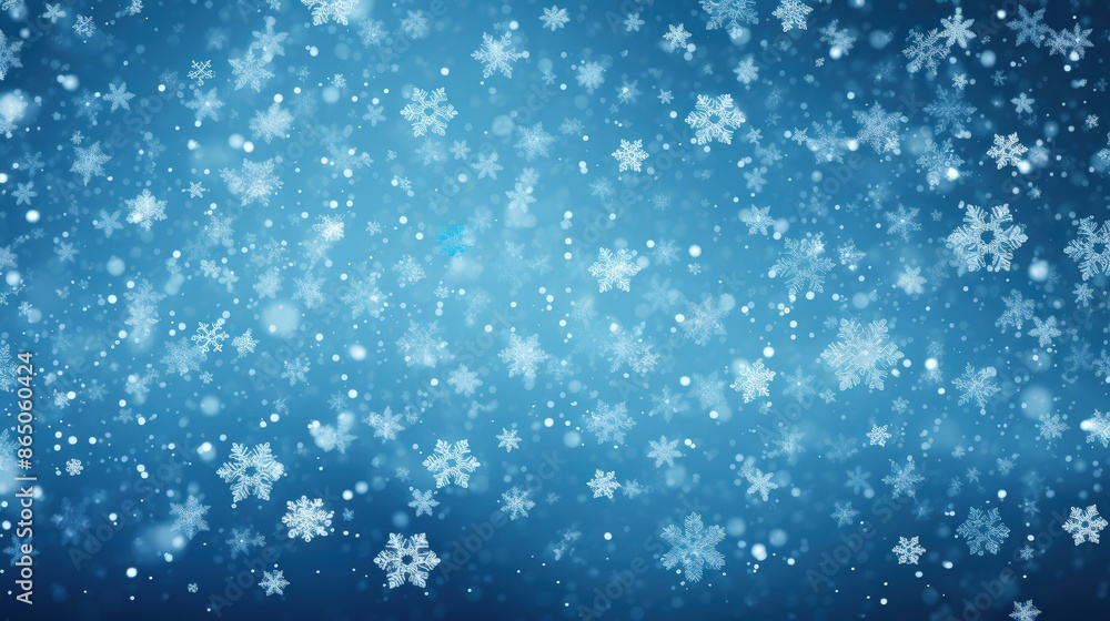 Winter Wonderland: Falling Snowflakes Winter Wonderland: Falling Snowflakes