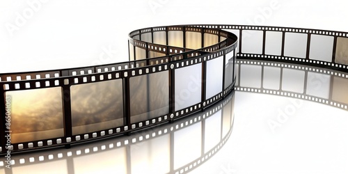 Film Strip on White Background. Perfect for: Film festivals, movie theaters