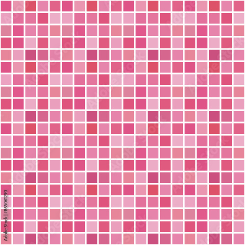 pastel pink square grid pattern for wallpaper.