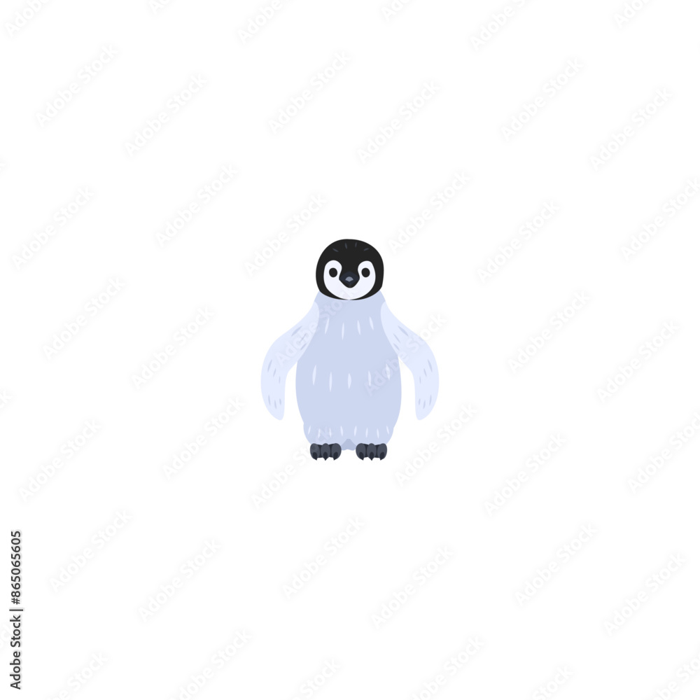 コウテイペンギンの雛。フラットなベクターイラスト。
Emperor penguin chick. Flat vector illustration. コウテイペンギンの雛。フラットなベクターイラスト。
Emperor penguin chick. Flat vector illustration.