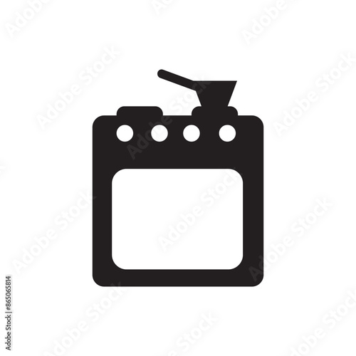 oven icon logo vector design