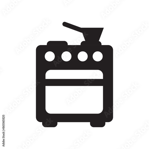 oven icon logo vector design