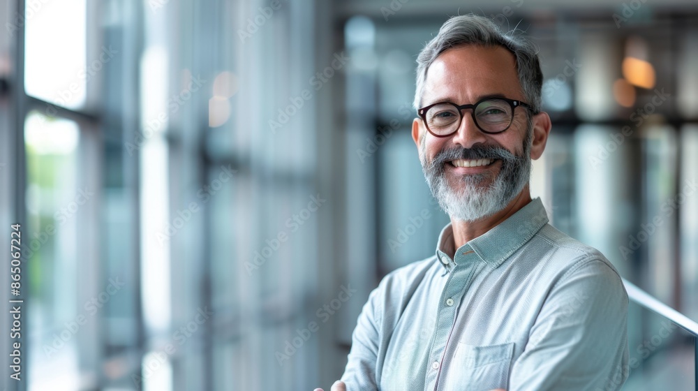 Fototapeta premium The smiling professional man