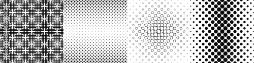 Black and white pattern collection