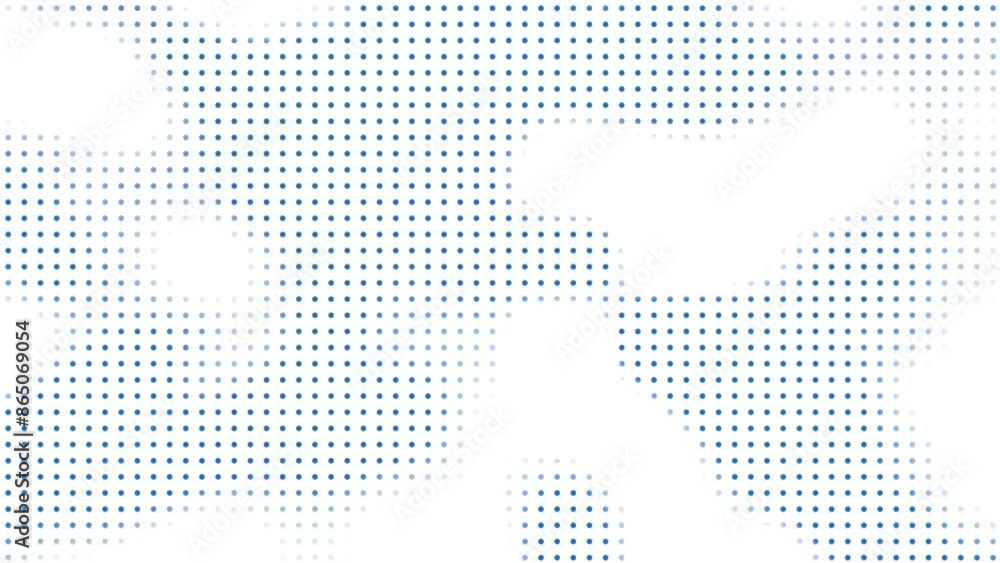 Abstract technology corporate background blue digital dots and grid ...