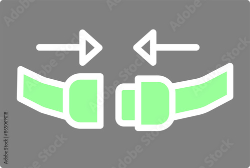 Seat Belt Vector Icon