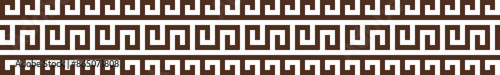 Greek key seamless border pattern collection. Decorative ancient meander, Greece ornament with repeated geometric motifs. Vector EPS10.