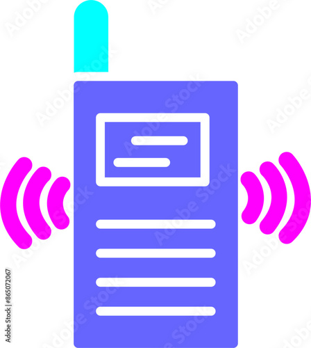 Walkie Talkie Vector Icon