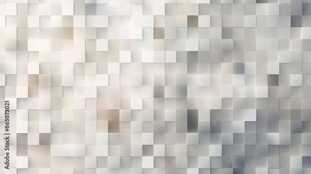 Abstract White and Gray 3D Tile Pattern Abstract White and Gray 3D Tile Pattern
